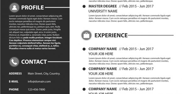 Basic Modern Resume Modern Simple Resume Template Psd Psd Free Download