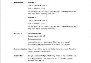 Basic Modern Resume Professional Creative and Modern Resume Templates