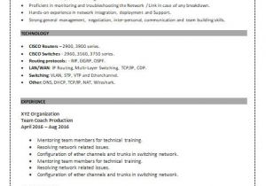 Basic Networking Resume Ccna Resume Samples top 5 Ccna Resume Templates In Doc