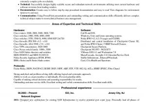 Basic Networking Skills for Resume 10 Cyber Security Resume Sample Payment format