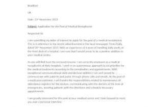 Basic Receptionist Resume Medical assistant Cover Letter Tutoriel Graphique Com
