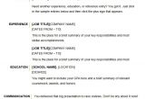 Basic Resume Examples Free Microsoft Word Resume Template 49 Free Samples
