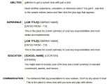 Basic Resume Examples Free Microsoft Word Resume Template 49 Free Samples