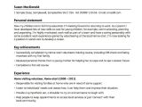 Basic Resume for A Young Person Sample Cv for Young People