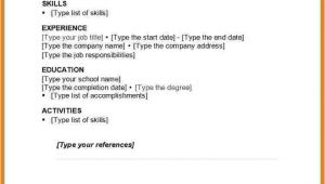 Basic Resume for Beginners 8 Resume Examples for Beginners Professional Resume List