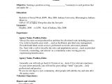Basic Resume format for Job First Job Resume Template Fee Schedule Template