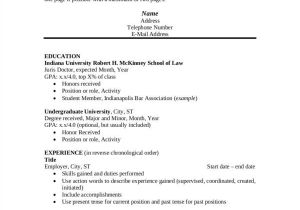 Basic Resume Guide Resume Principles Fonts Margin and Paper Selection
