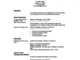 Basic Resume History 5 Customizable Resume Outline Templates and Worksheets