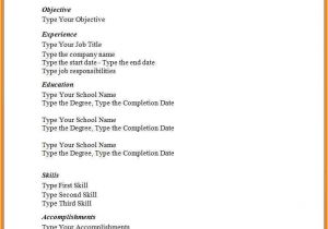 Basic Resume How to 5 Easy Simple Resume Template Dragon Fire Defense