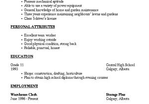 Basic Resume How to Outline for A Resume Resume Outline Job Resume Template
