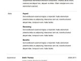 Basic Resume HTML Template 70 Basic Resume Templates Pdf Doc Psd Free