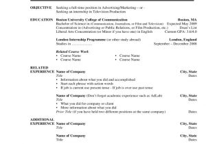 Basic Resume In Pdf Simple Template for Basic Resume Edit Fill Sign Online