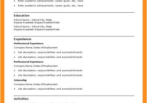 Basic Resume Introduction Basic Resume Template Download Memo Example