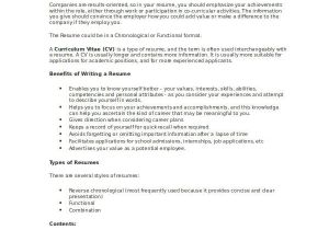 Basic Resume Introduction Free 7 Resume Writing Examples Samples In Pdf Doc