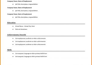 Basic Resume List 6 Resume Template Basic Professional Resume List