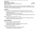 Basic Resume Objective Examples Objective Basic Resume Samples for Thailand Employer