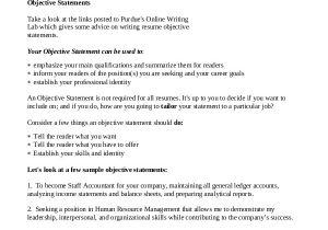 Basic Resume Objective Statements Sample Resume Objective Example 7 Examples In Pdf