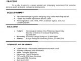Basic Resume Philippines Curriculum Vitae Download Windows 7 Modelo De Curriculum