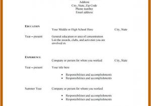 Basic Resume Print Out 9 10 Blank Basic Resume Templates Cvideas