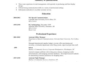 Basic Resume Qualifications Examples Basic Resume Samples Examples Templates 8 Documents