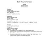Basic Resume Sample for Students 23 High School Resume Templates and Samples