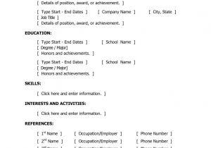 Basic Resume Samples for Jobs Resume Builder software for Mac