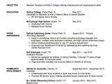 Basic Resume Sections How to Put Rainbow On Your Resume Nevada Iorg Leadership