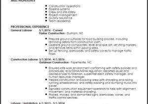 Basic Resume Setup Free Contemporary Construction Resume Templates Resume now