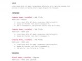 Basic Resume Template Google Docs 29 Google Docs Resume Template to Ace Your Next Interview