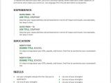 Basic Resume Template Word 25 Free Resume Templates for Microsoft Word How to Make
