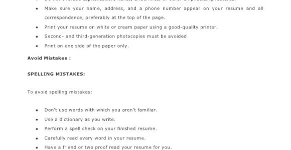 Basic Resume Tips Most Important Basic Resume Tips 1