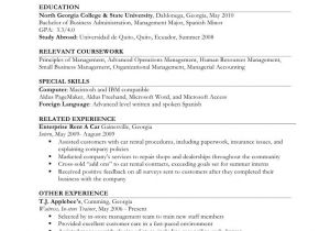Basic Resume with No Work Experience Experience On Resume Examples Examples Experience