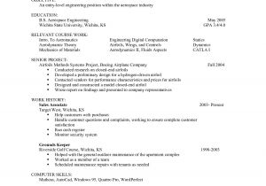 Basic Resume with No Work Experience Student Resume No Experience Example Of Student Resume