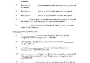 Basic Resume Worksheet 17 Best Images Of Basic Computer Skills Worksheets
