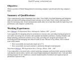 Basic Retail Resume Simple Basic Retail Resume Resume Objective for Retail