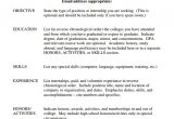 Basic Sample Resume Basic Resume Template Word Health Symptoms and Cure Com