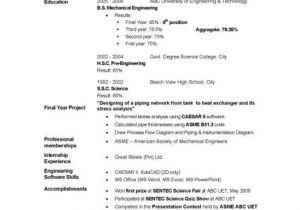 Basic Things Needed for A Resume How to Make A Good Resume