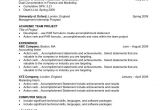 Basic Undergraduate Resume Resume Examples Undergraduate Examples Resume