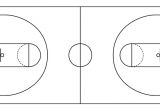 Basketball Court Layout Template Basketball Basketball Plays Diagrams Basketball Court