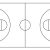 Basketball Court Layout Template Basketball Basketball Plays Diagrams Basketball Court