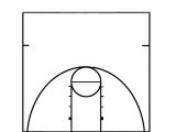 Basketball Court Layout Template Best Photos Of Basketball Half Court Diagram Half Court