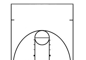 Basketball Court Layout Template Best Photos Of Basketball Half Court Diagram Half Court