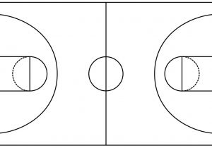 Basketball Floor Template Basketball Court Dimensions