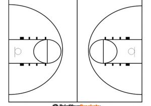 Basketball Floor Template Basketball Hoop Free Colouring Pages
