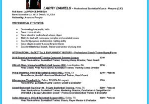 Basketball Resume Template for Player Captivating Thing for Perfect and Acceptable Basketball