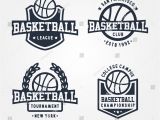 Basketball T Shirt Templates Collection Of Sport Basketball Badge Logo Templates T