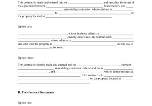 Bathroom Renovation Contract Template 10 Bathroom Renovation Contract Template Examples Pdf