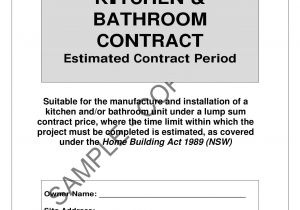 Bathroom Renovation Contract Template 10 Bathroom Renovation Contract Template Examples Pdf