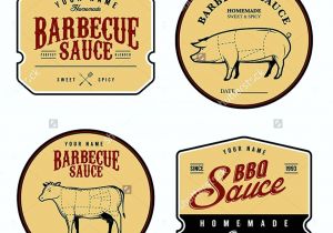Bbq Sauce Label Template Bbq Sauce Label Template Templates Resume Examples