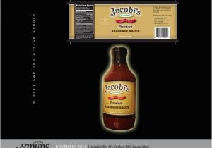Bbq Sauce Label Template Sapling Design Studio Jacobi Bbq Sauce Label